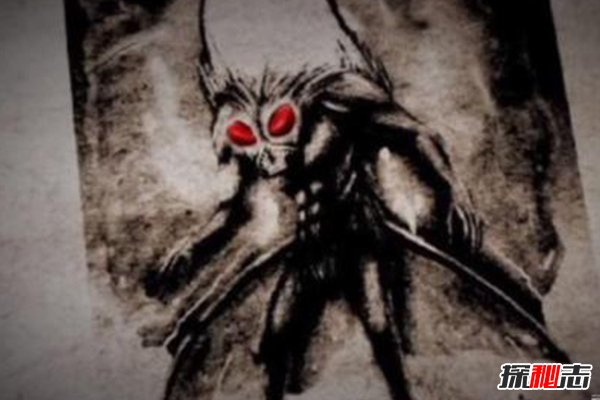 天蛾人出現中國