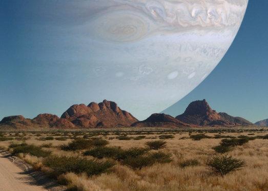 從地球上看木星好嚇人